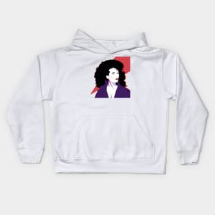 Jacket Lady 80s Patrick Nagel Kids Hoodie